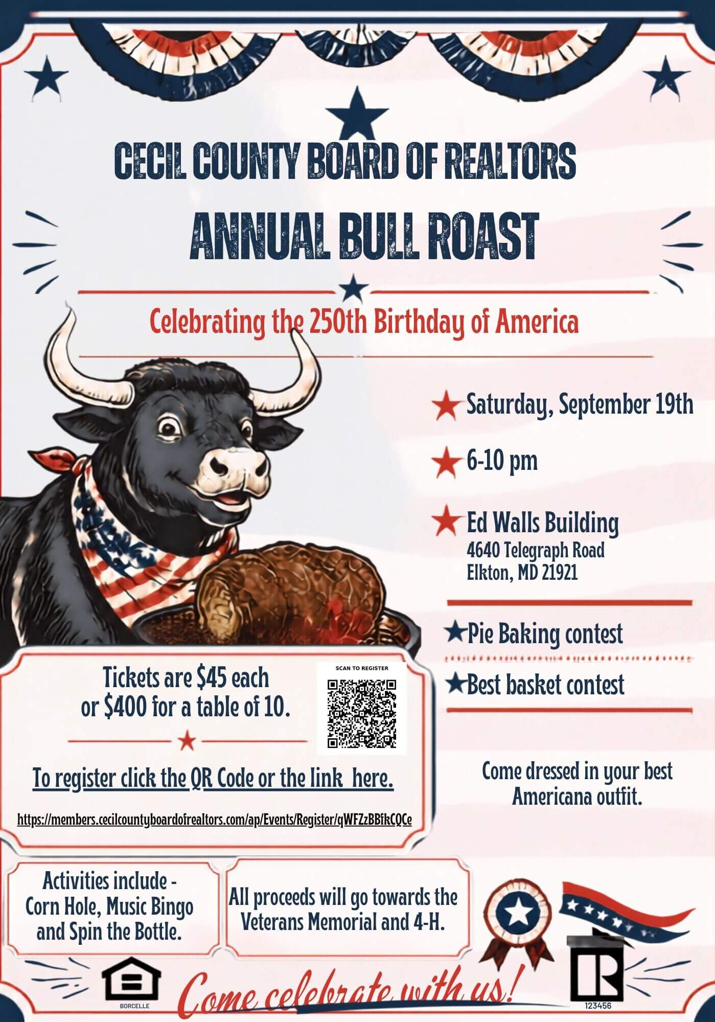 Bull Roast Americana Flyer